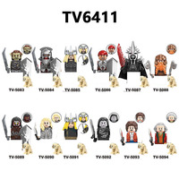 Blocs de construction Magic Ring, Guerrier Sauron, Gobelin, Gandalf, Uruk-hai, Jouets en briques MINI pour enfants, Frodo, Elfs, Nains, Ranger, Humains, Sorcier