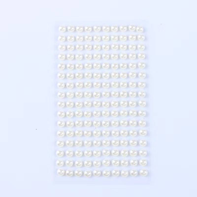 Perles blanches 4mm 160