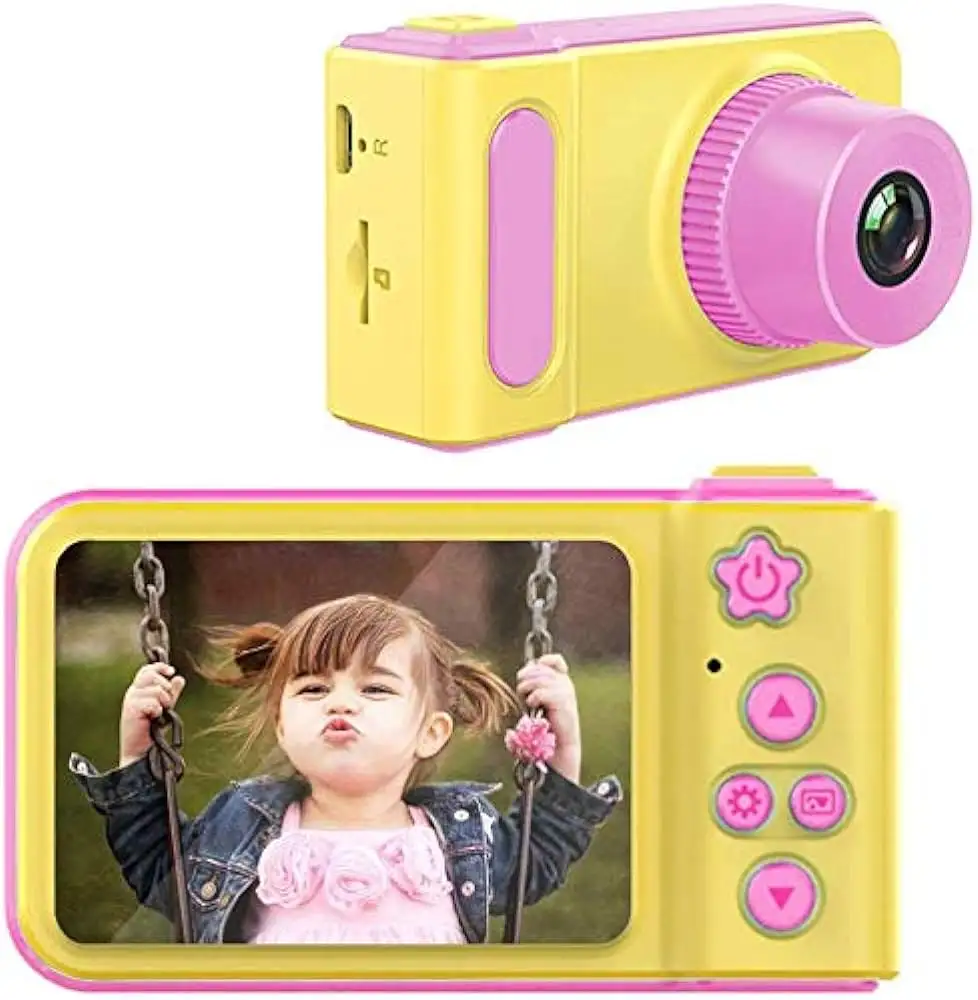 YYTech X100 mignon enfants jouet Mini 1080P HD enregistreur vidéo enfant en bas âge appareil photo instantané numérique pour enfants 3 à 6 filles garçons cadeaux