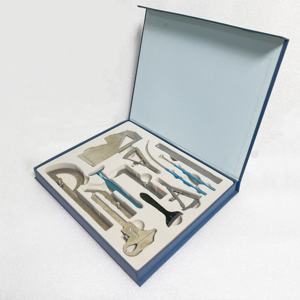 Plastik Cerrahi için Yüz Hassasiyet Tasarım Seti, Thorper Kaliperi, Townley Jameson Castroviejo Kaliperi, Açı Ölçer İçerir - Product Image 1