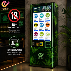 Máquina Expendedora con Pantalla Táctil de 32 Pulgadas y Garantía Global, Solución de Venta de <span class=keywords><strong>CBD</strong></span> <span class=keywords><strong>para</strong></span> Bares, Artículos <span class=keywords><strong>para</strong></span> <span class=keywords><strong>Fumar</strong></span> ZYN y SNUS, con Monitoreo en Tiempo Real - Product Image 1
