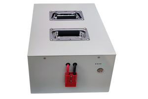 Batterie au lithium-fer 24V 90Ah 25kg 24 mois 90A de décharge Indicateur SOC RS485 Couleur blanche - Product Image 3