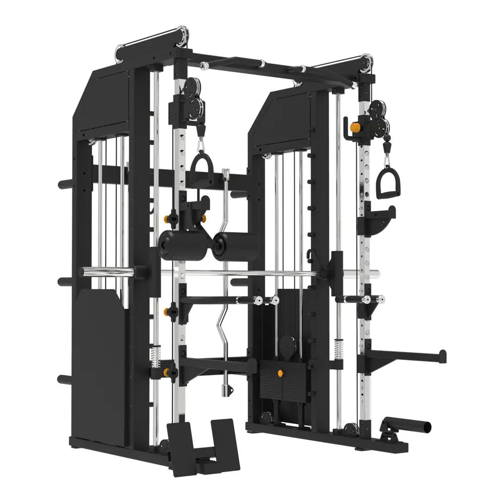 LD-9101 Multifunctionele Uitgebreide Trainingsfitnessapparatuur Home Gym Smith Machine