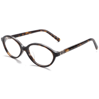 Monture de lunettes optiques ovales rétro Elan Optical YB9301 en acétate à monture complète pour femme, disponible avec verres de prescription – Grande Vente