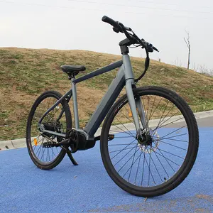 700C 벨트 드라이브 마운틴 Ebike 새로운 숨겨진 배터리 E 자전거 도시 스타일 경량 전기 도시 자전거 Ebike 벨트 드라이브