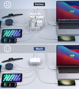 HNT 185Watt Very Fast <strong>Charger</strong> Block GaN <strong>7</strong> <strong>Port</strong> PD USB C QC USB a Wall <strong>Charger</strong> Type C Charging Station <strong>for</strong> <strong>iPhone</strong> 17 16 15 14 Pro - Product Image 6