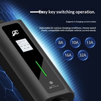 Chargeur EV portable WICEN 7kW à courant réglable, avec minuterie intelligente, pour la maison et les voyages, garantie 2 ans, certifié CE