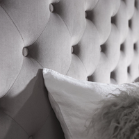 Mobilier de chambre personnalisé tête de lit rembourrée en velours pouf tiroir de rangement hôtel royal de luxe cadre de lit queen king size