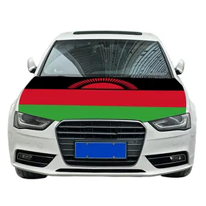 Venta al por mayor 120x150cm Malawi Car Hood Covers Bandera Asequible Resistente al desgaste y Durable Car Engine Hood Cover