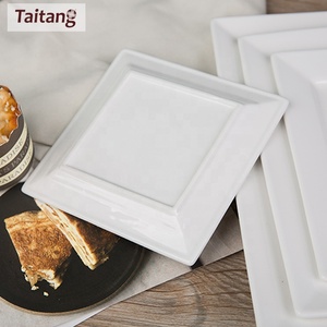 Blanco, placas de cerámica <span class=keywords><strong>restaurante</strong></span> de cerámica de porcelana de la placa de la cena en <span class=keywords><strong>el</strong></span> Hotel - Product Image 3