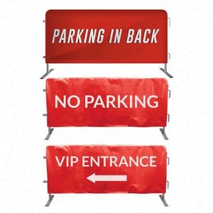 Road Advertising Mesh Fabric Fencing Outdoor Event Outdoor Cafe Stanchion Barrier Barricade Cover - Product Image 5