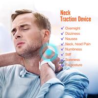 Dispositif de traction cervicale gonflable portable pour usage domestique, soutien de la nuque efficace pour la prévention de la cyphose, garantie 1 an
