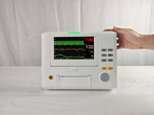 Sistema de Monitoramento Cardíaco <span class=keywords><strong>Fetal</strong></span> Portátil Veterinário com Doppler, Plástico Durável, Metal e Alimentação Elétrica – Máquina CTG - Product Image 5