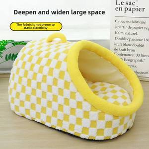 All Seasons Semi-Enclosed Dog House Modern Style Pet Cat <b>Nest</b> Cat <b>Bed</b> - Product Image 4