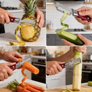 Pelador de Verduras Multifuncional 2 en 1, Pelador de Frutas y Verduras con Abrebotellas Integrado - Product Image 6