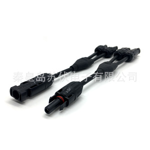 Pv-Sc03 <b>Solar</b> <b>Panel</b> Y Type <b>Connector</b> 1 To 2 Dc Plug In Waterproof For Pv System - Product Image 4