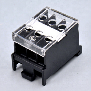 AP Auspicious 1.25mm 15A 3-Pole Screw Din Rail <b>Mount</b> Terminal <b>Block</b> (AT1.25-3) TW 42*26.5*32 - Product Image 1