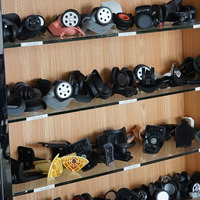 Poignée de chariot rétractable, pièces de rechange pour bagages personnalisés, poignée souple, roues de valise en plastique, vente en gros, 50 pièces