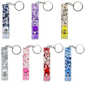 Nuevo Extractor de Tarjetas Bancarias de Acrílico con Cadena, Llavero Protector y Colgante Aislante - Product Image 5