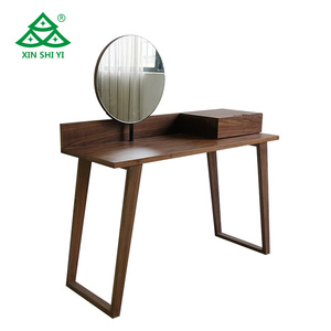 Moderno pieghevole ed estensibile vanità toletta con specchio in legno massello camera da letto <span class=keywords><strong>trucco</strong></span> <span class=keywords><strong>mobili</strong></span> Design - Product Image 1