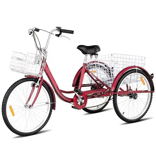 LEWEE ban sepeda roda tiga 3 roda, desain baru kualitas baik merek OEM untuk dewasa