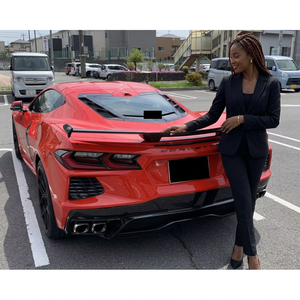 Alerón Trasero de Fibra de Carbono Estilo DRIFTON 2 Stanchion para Chevrolet Corvette C8 Stingray Z51 2020-2026 - Product Image 1