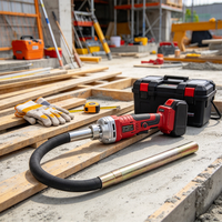 Vibrateur à béton sans fil 21V, sans balais, à batterie lithium, portatif