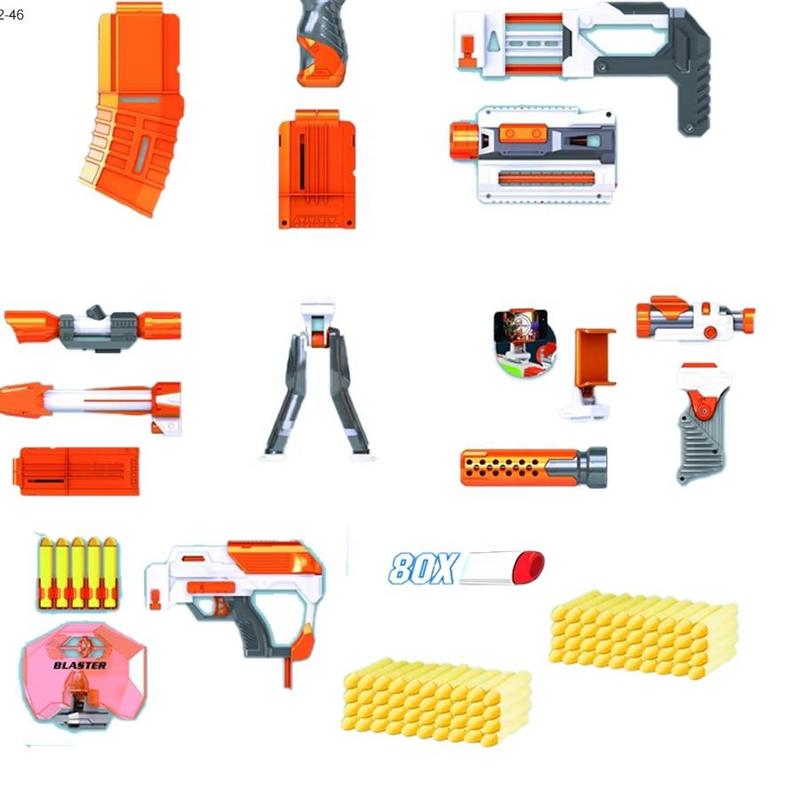 New Soft Bullet Gun Plastic Manual