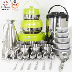 Nhà Hàng Món Ăn Tấm Đặt Bữa Ăn Bộ Đồ Ăn Sang Trọng Xương Trung Quốc Bộ Đồ Ăn Thép Không Gỉ + Nhựa - Product Image 1