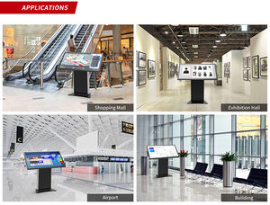 55英寸广告展示亭落地式触摸屏支架信息亭 - Product Image 6