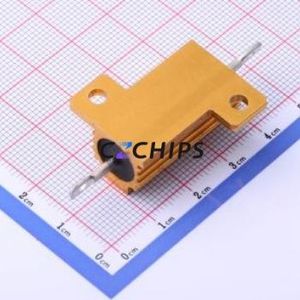 ตัวต้านทานแบบกลอนท่อเซรามิกเปลือกอลูมิเนียม HoRX-25W-172mR-5 172mOhm 5% 25W - Product Image 2