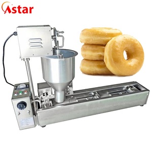 Máquina de aperitivos de soporte técnico, máquina eléctrica comercial de doble fila, automática, para hacer rosquillas - Product Image 2