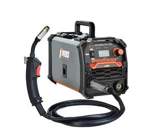 JINBO Multi-function mig tig GAS and GASLESS portable soldadora mig welder welding machine 220v mig welder for sale