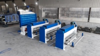 Ligne de métier à aiguilles professionnelle à basse vitesse pour la production de feutre/couverture/tapis