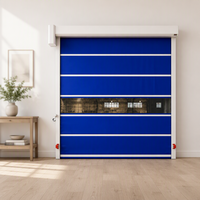 Porte rapide électrique industrielle, porte à enroulement en PVC étanche pour usine, atelier et station de lavage