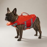 Gilet de sauvetage réfléchissant en polyester Ripstop pour chien, maillot de bain flottant de sécurité pour chiot, pour piscine, plage et activités extérieures en été
