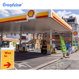 Toldo de estructura de rejilla de acero inoxidable para llenado de gasolinera personalizada y letreros de pilón exterior para gasolinera o gasolinera - Product Image 5