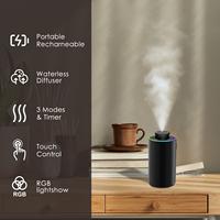 Diffuseur d'arômes intelligent sans eau, à piles, pour la maison, 5-20 ml, 7 couleurs de lumière, sur table, vente chaude 2025