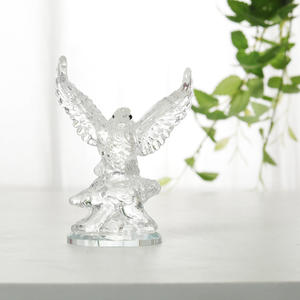 Figura de Águila Cristalizada, Águila Calva Pulida, Adorno Coleccionable Ecológico, Estatua Decorativa para Mesa, Decoración del Hogar - Product Image 6