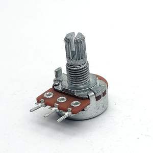 WH148 B0.1K B0.5K B1K B2K B5K B10K B20K B50K B100K B500K B1M 15 مللي متر/20 مللي متر رمح حجم تحكم واحدة/المزدوج ستيريو الجهد - Product Image 1