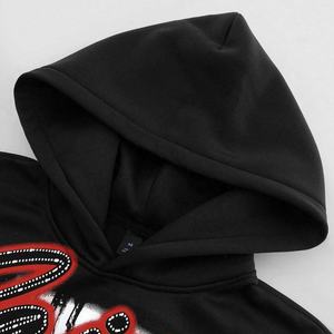 Sudadera con Capucha Extra Grande para Hombre, Estilo Retro Y2K, Personalizada, con Estampado Gráfico Digital Directo, Hombros Caídos, Corte Cuadrado - Product Image 2