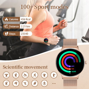 LIGE BWV89 アンサードイヤホン機能付きスマートウォッチ 女性用 心拍数フィットネストラッカー SpO2 睡眠モニター Android IOS 携帯電話対応 - Product Image 4