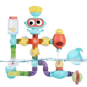 Tuberías de agua para niños pequeños, juguete de baño para bebés, hora de baño DIY, Tubos de Pared, bañera, juguete, cascada, ducha giratoria, <span class=keywords><strong>juego</strong></span> de agua - Product Image 5