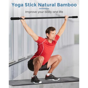 Bâton de yoga EIGFOH - 4 bâtons de yoga premium pour une meilleure posture et une meilleure alignement, fabriqué en Chine - Product Image 3