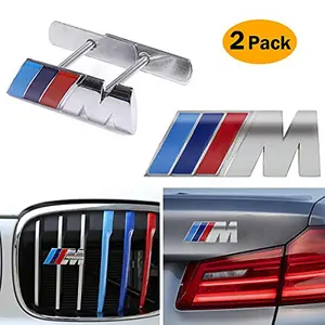 Custom Highly Polished Red Auto Engine Badge Nameplate Chrome Plating Car Front Grill