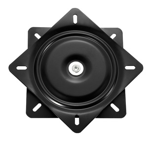 Quảng trường hiện đại bàn ăn với kim loại bền lười biếng <span class=keywords><strong>Susan</strong></span> phần cứng lowes nhà máy trực tiếp vật liệu nhựa xoay tấm - Product Image 1