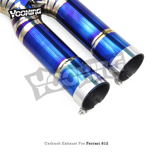 Valvetronic catback ท่อไอเสียสำหรับ <span class=keywords><strong>Ferrari</strong></span> <span class=keywords><strong>812</strong></span> 6.5L <span class=keywords><strong>V12</strong></span> 2017-2021ท่อไอเสียพร้อมกุญแจรีโมทคอนโทรล - Product Image 2