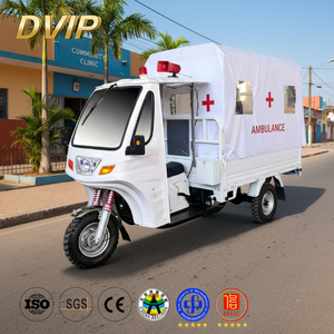 Triciclo a Benzina a 3 Ruote per Ambulanza con Cabina, Trasporto Merci e Pronto Soccorso, Ideale per l'Africa - Product Image 1