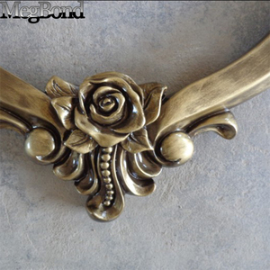 European Art Deco Design Resin <strong>Wall</strong> <strong>Mirror</strong> <strong>Long</strong> Style for Living Room Decorative Use - Product Image 5