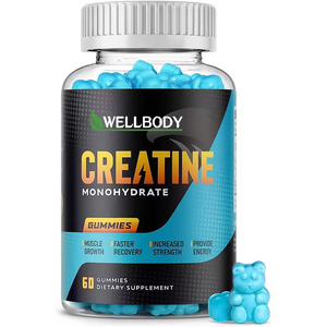 WELLBODY creatina monoidrato Gummie 30000 4 grammi per adulti Private Label fabbrica fornitura non per le donne in gravidanza - Product Image 1